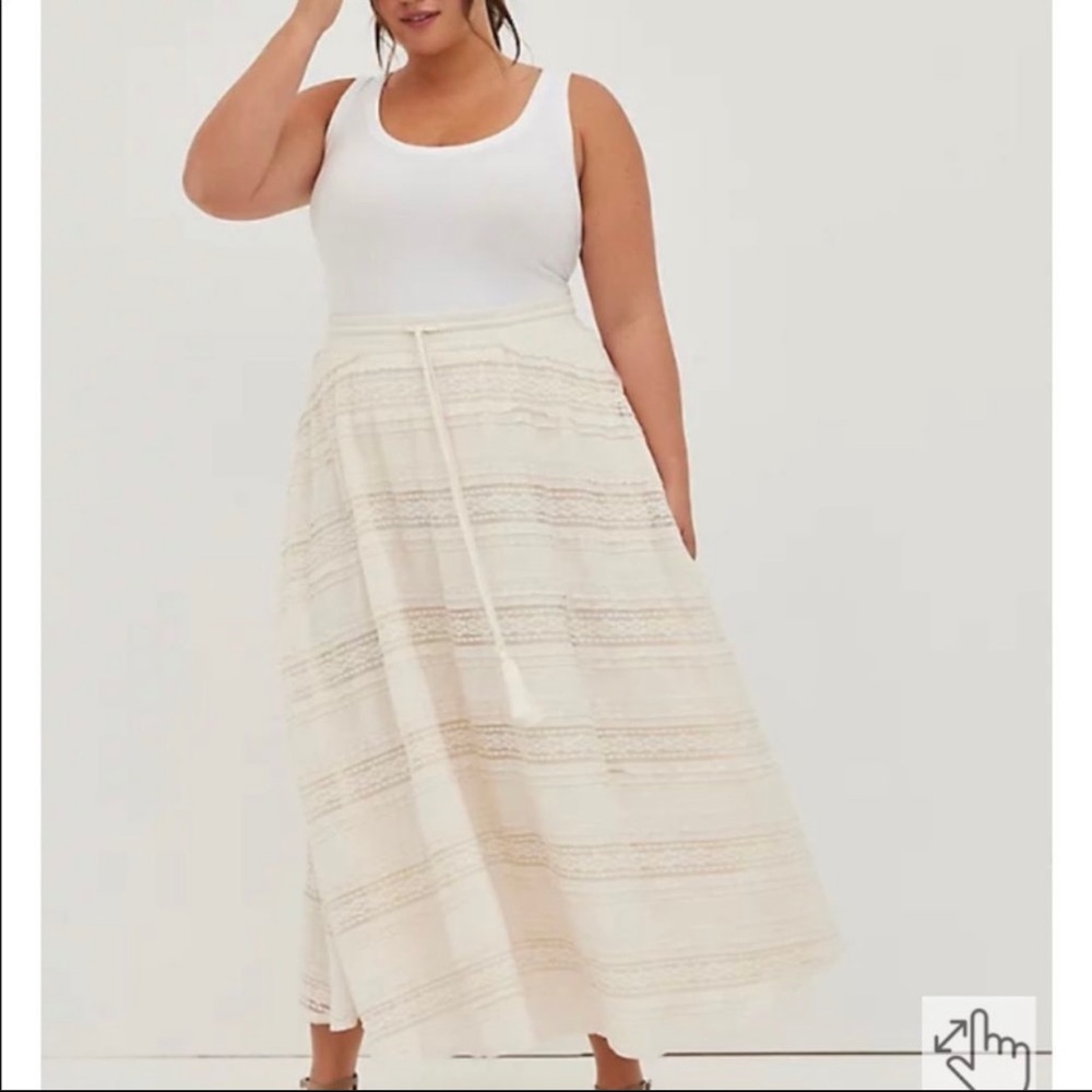 TORRID 3X Lace Maxi Skirt